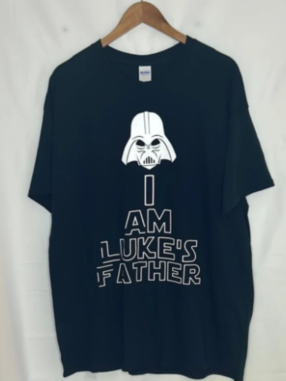 Star Wars Darth Vader I am Lukeโs father Gildan Black Graphic T-Shirt like new